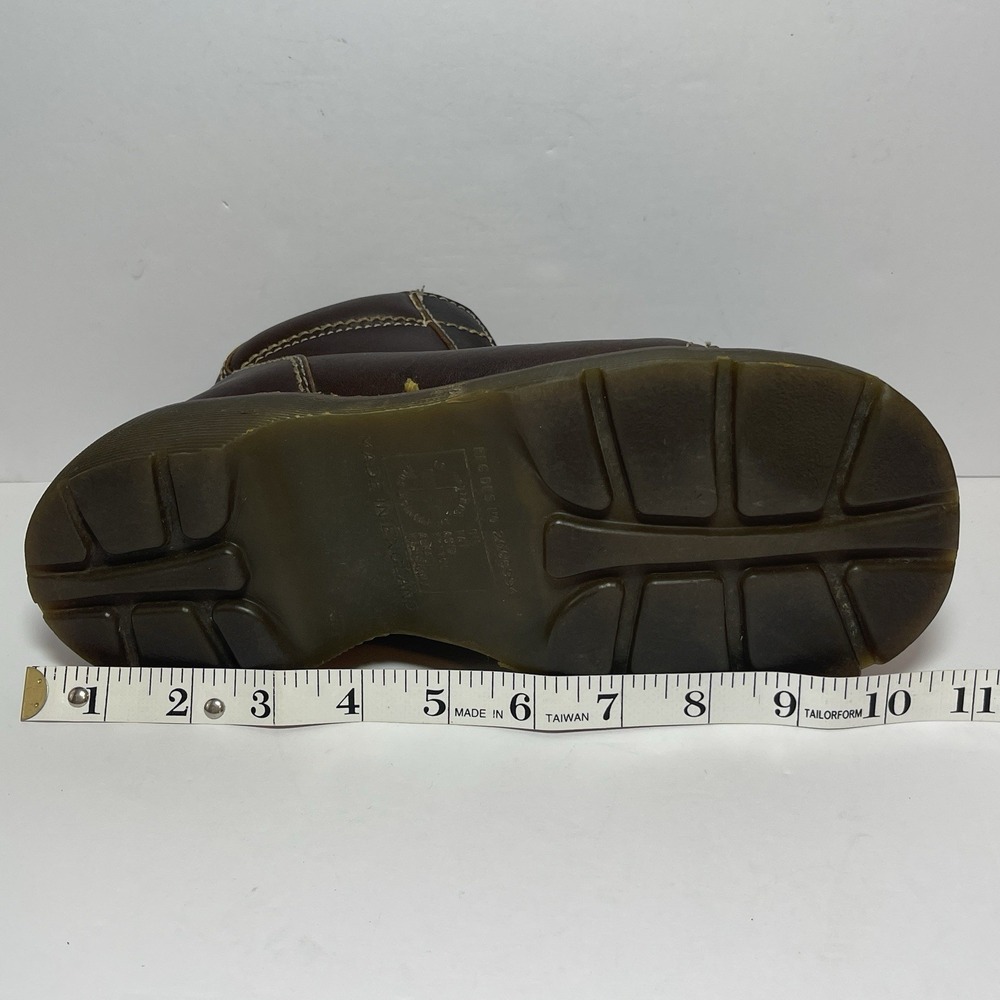 Vintage Dr Martens Booties Womens Size Tag 5 (US-7?), Brown Made in England 8542 - Picture 14 of 15